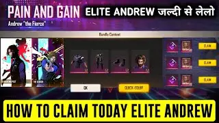 How To Get Elite Andrew Character Free Fire | Elite Andrew Mission | Free Fire New Event | RajGaming