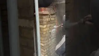 Brick paint removal in Barnes, London