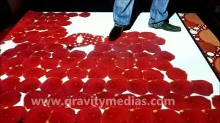3D VIRTUAL  INTERACTIVE FLOOR DISPLAY PROJECTION SYSTEM INDIA CHENNAI
