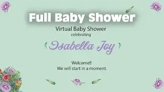 Full Virtual Baby Shower! 2020 (GAMES INCLUDED)