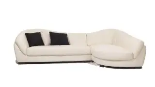 Ecksofa Leder Rundecke Capri II
