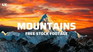 The Famous Mountains of the World | Free Stock Footage | 4K Video | No Copyright Drone Aerial View