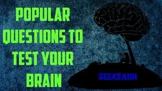 #17 | 3 Popular Questions to Test Your Brain | Weekly Series by SeekEarn