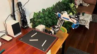 Testing robot arm desk cleaning &hellip;