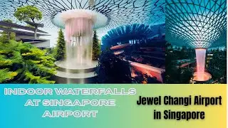 Jewel Changi  Airport Singapore,   World&rsquo;s Tallest Indoor Waterfall,