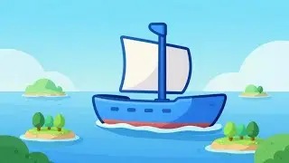 Dip Dip Dip My Blue Ship 🚢 | Fun Ocean Nursery Rhyme for Kids 