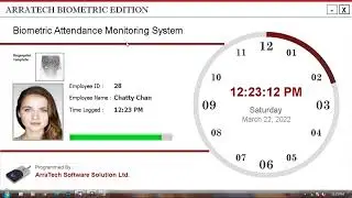 BIOMETRIC EMPLOYEE ATTENDANCE - VB.NET | SQL SERVER