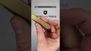Fox Vulpis FX VP130 OT Polished M390, Brass, pocket knife