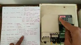 Yaskawa V 1000A 1000J 1000 drive Programming terminal wiring Hindi Yaskawa parameter setting