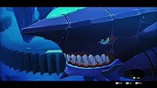 Digimon Time Stranger Boss battle Sharkmon Mega+