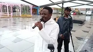 Ume&aring; City. Joshua Preaching The Gospel . Peace Be Worldwide Ministries from V&auml;nn&auml;s. 