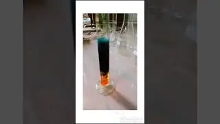 Orange 🍊 to Green 🍏 Colour of potassium dichromate by Hydrogen peroxide 🧪 Reaction