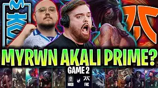 IBAI SE VUELVE LOCO CON MYRWN! 😱AKALI TOP!🔥 | KOI vs FNC Game 2 Resumen LEC 2025 KNEKRO