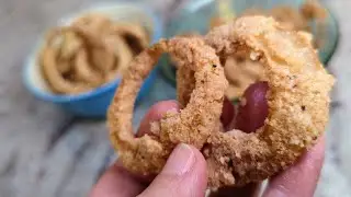 🧅LEGIT Onion Rings #KETO #Airfryer **Nut & Cheese-FREE**