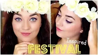 Music Festival Makeup ♡ | MakeupBySaz