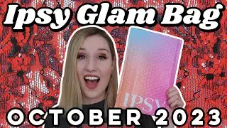 Сумка Ipsy Glam | Распаковка и примерка | Октябрь 2023