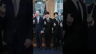 joe biden with BTS or 😳☠️ ?