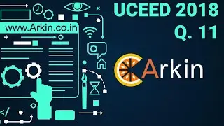 UCEED 2018 Question 11 solved and explained by Arkin Institute for NID,NIFT,NATA entrance exams.