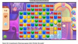 Homescapes - Level 110 - Super Hard - I win on my first try and get a gold medal ^_^