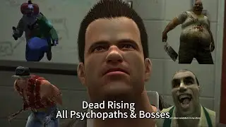 Dead Rising Remastered - All Psychopaths and Bosses with Cutscenes (Xbox Series X)