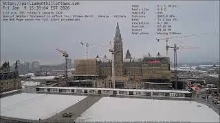 Parliament Ottawa Canada for Friday 09 January 2026