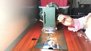 How to thread a White Rotary Sewing Machine Model #77