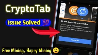 Cryptotab Pro Mining Issue Solved