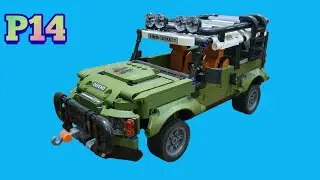 Assemble lego military vehicle P14