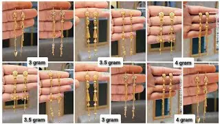 #2025 You must not have seen such needle and thread designs till date. Gold Sui Dhaga earrings de...