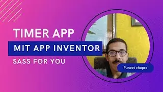 How to make Timer App in Mit App Inventor
