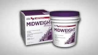 The Benefits of USG Sheetrock&reg; Brand Midweight&trade; All Purpose Joint Compound