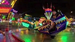 Power Dancer - Witte (Offride) / Mega Kermis Uden 2024 / Kirmes Fahrgesch&auml;ft / HUSS Break Dance 3