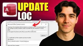 How To Update Trusted Location Settings In Microsoft Access (Tutorial 2026)