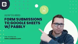 HTML Form to Google Sheets (Using Basin + Pabbly)
