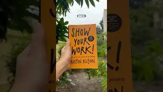 Show your work. #showyourwork #books #selfimprovement #contentcreation #mindset