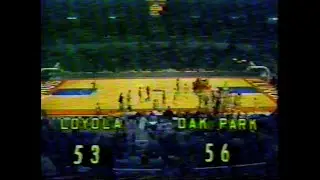 1976 IHSA Basketball Class AA quarterfinals - Loyola Academy vs Oak Park