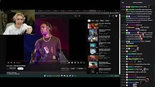 xQc Reacts to Travis Scott Singing ''God's Plan''