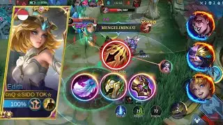 EDITH INSPIRE NO COUNTER ❗❗😅 - MOBILE LEGENDS