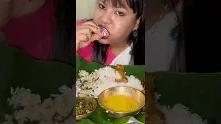 Asmr Eating Spicy Assamese Thali🥵 #shortsfeed#food#asmreating#asmreating#asmrsounds#mukbang#viral😍