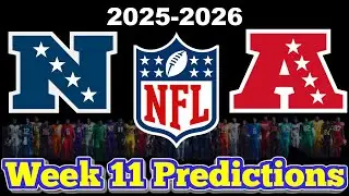 NFL Week 11 Game Predictions 2025! Predicting Every Matchup