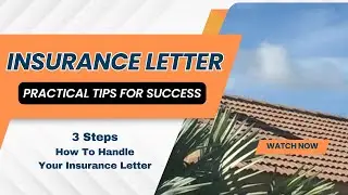 INSURANCE LETTER - Practical Tips For Homeowner Success