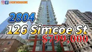 (SOLD OVERASKING) 2804 - 126 Simcoe St Toronto