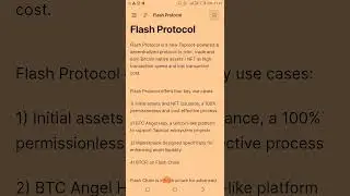 An Overview of Flash protocol