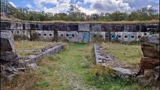 Militär Anläggning Skans från Första och Andra Världskriget - Military Fortification from WWI & WWII
