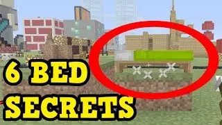 6 SECRET Uses For NEW Minecraft Beds - Xbox / PE