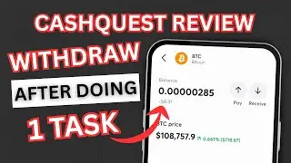 Earn Free Bitcoin & Get Paid At $0.20 USD [Cashquest Review & BTC Payment Proof]