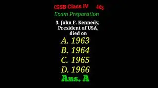 #short. JKSSB Class IV Exam Preparation. JKSSB Class IV General Knowledge Questions. Part 1.