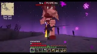 Minecraft: The End showcase with added biomes and Ara Giantess