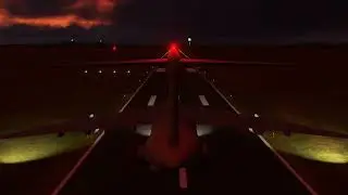 A Boeing C-17 Globemaster, Departs (YBOK), 