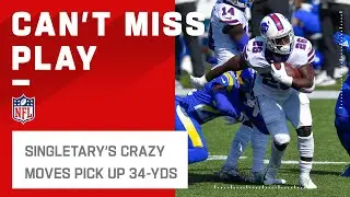 Devin Singletary BREAKS ANKLES on 34-Yd Pickup